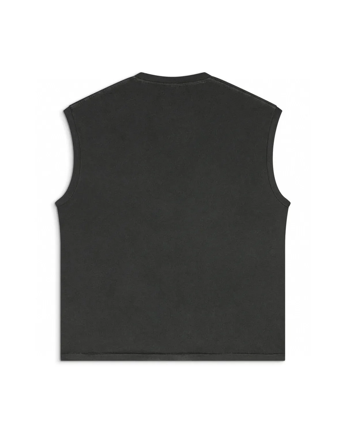 GALLERY DEPT. AUGI SLEEVELESS TEE/VINTAGE BLACK/NAVY/WHT English pocket sleeveless vest TEE Washed black/navy blue/white S-XL Same as the original version Super comfortable summer brushed lightweight material No sense of comfort on the upper body Loose and crisp fit Comfortable and breathable
